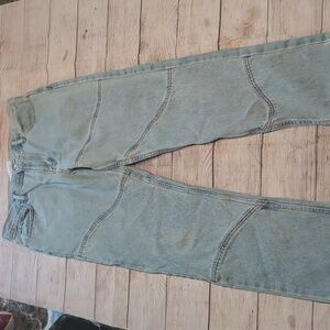 BDG Urban Outfitters Vintage slim fit Women's light wash patchwork jeans size 32